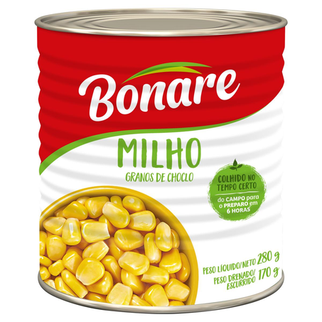 Milho-verde Bonare 170g - Lata