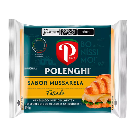 Queijo Mussarela Fatiado Polenghi 144g