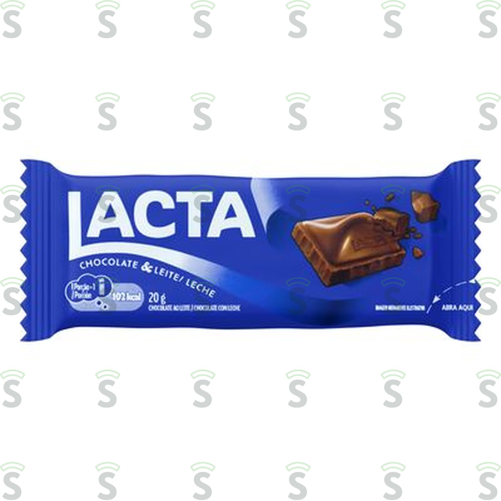Chocolate Lacta Ao Leite Barra 20G