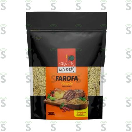  Farofa Santa Massa Picante Embalagem 300g