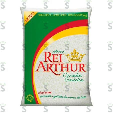  Rei Arthur-arroz 1kg Cozinha Gaucha