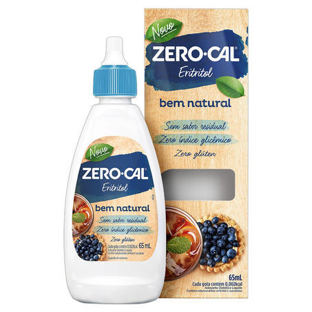 Adoçante Líquido Zero-Cal 65ml - Eritritol