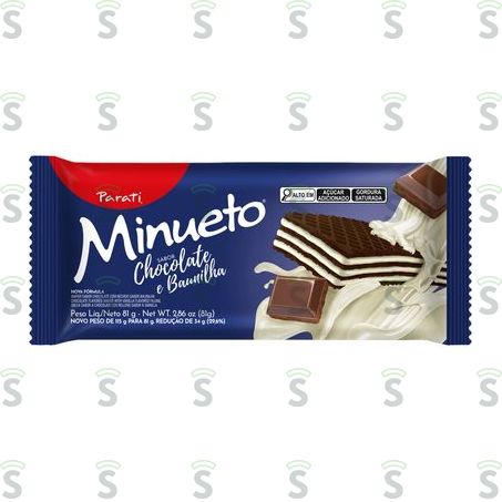  Waffer Minueto 81g Choc Bauni