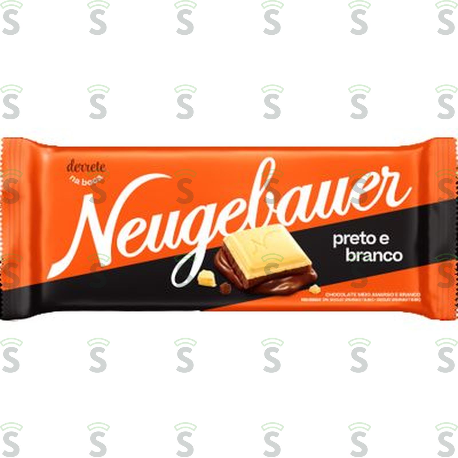 Barra de Chocolate Neugebauer Preto E Branco 90G