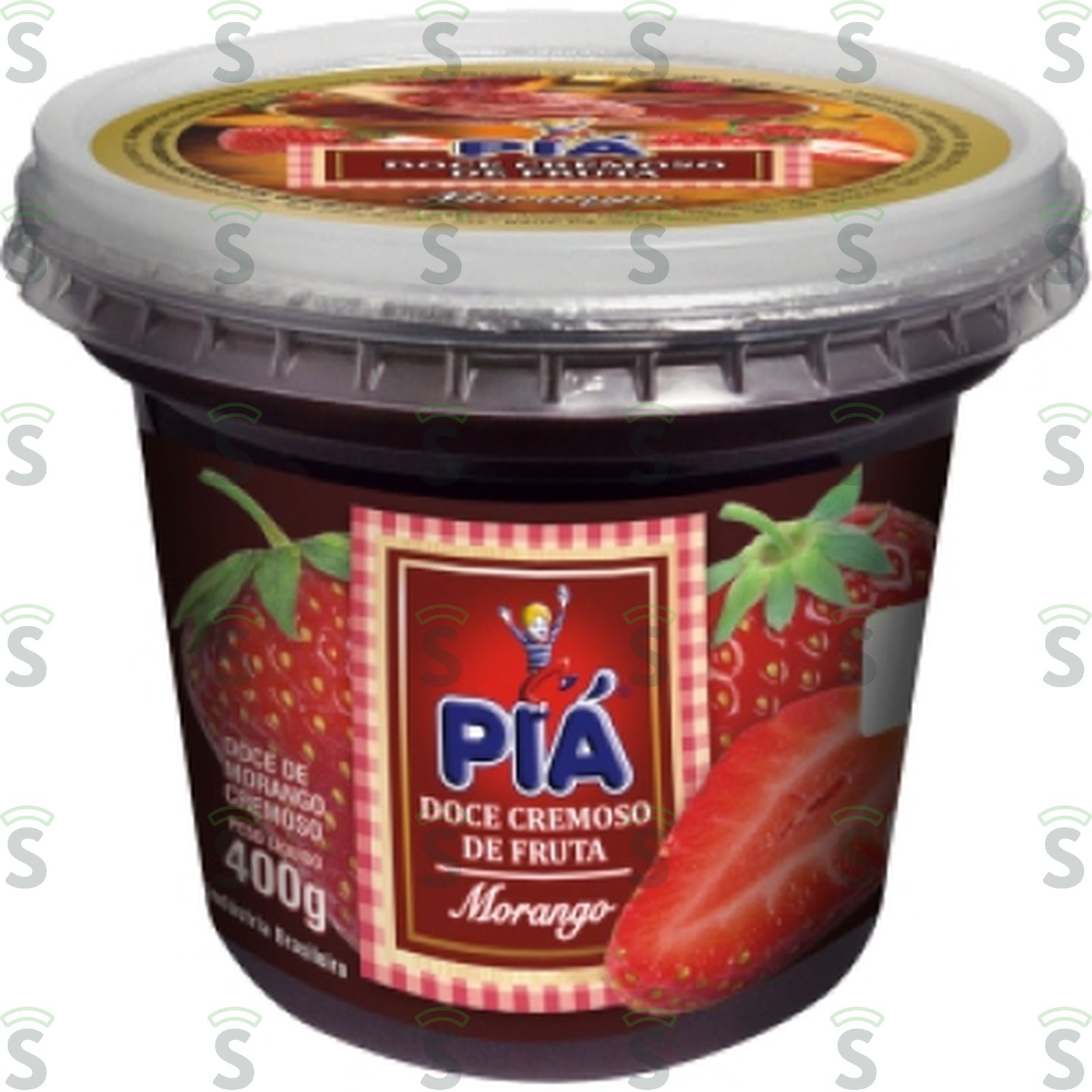 Pia-doce 400g morango