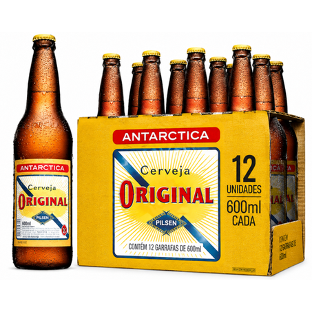 Cerv original pcc/12x600ml garrafa