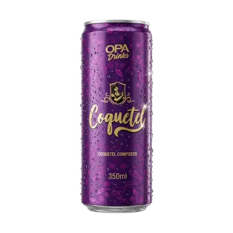 Coquetel composto opa bier uva 350ml