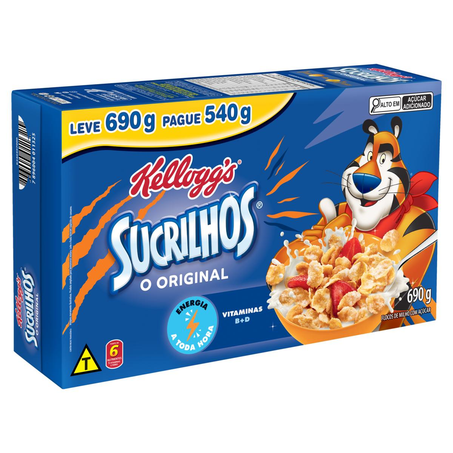 Cereal Sucrilhos Leve 690g, Pague 540g - Tradicional
