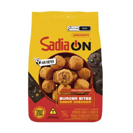 Empanado Sadia On Burguer Bites Cheddar 275g