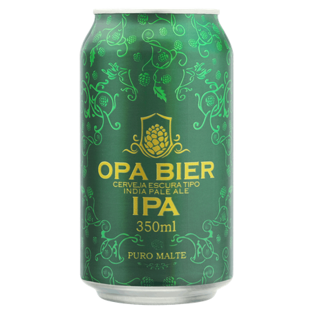  Cerveja IPA Puro Malte Opa Bier Lata 350ml