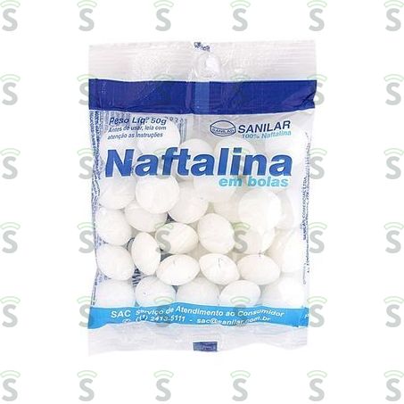  Sanilar-naftalina Em Bolas 50g