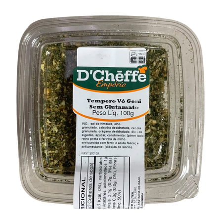Tempero d´cheffe vó geni 100g