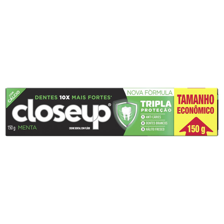 Creme Dental Closeup 150g - Triple - Menta