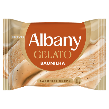 Sabonete Albany Gelato Baunilha 80g 
 