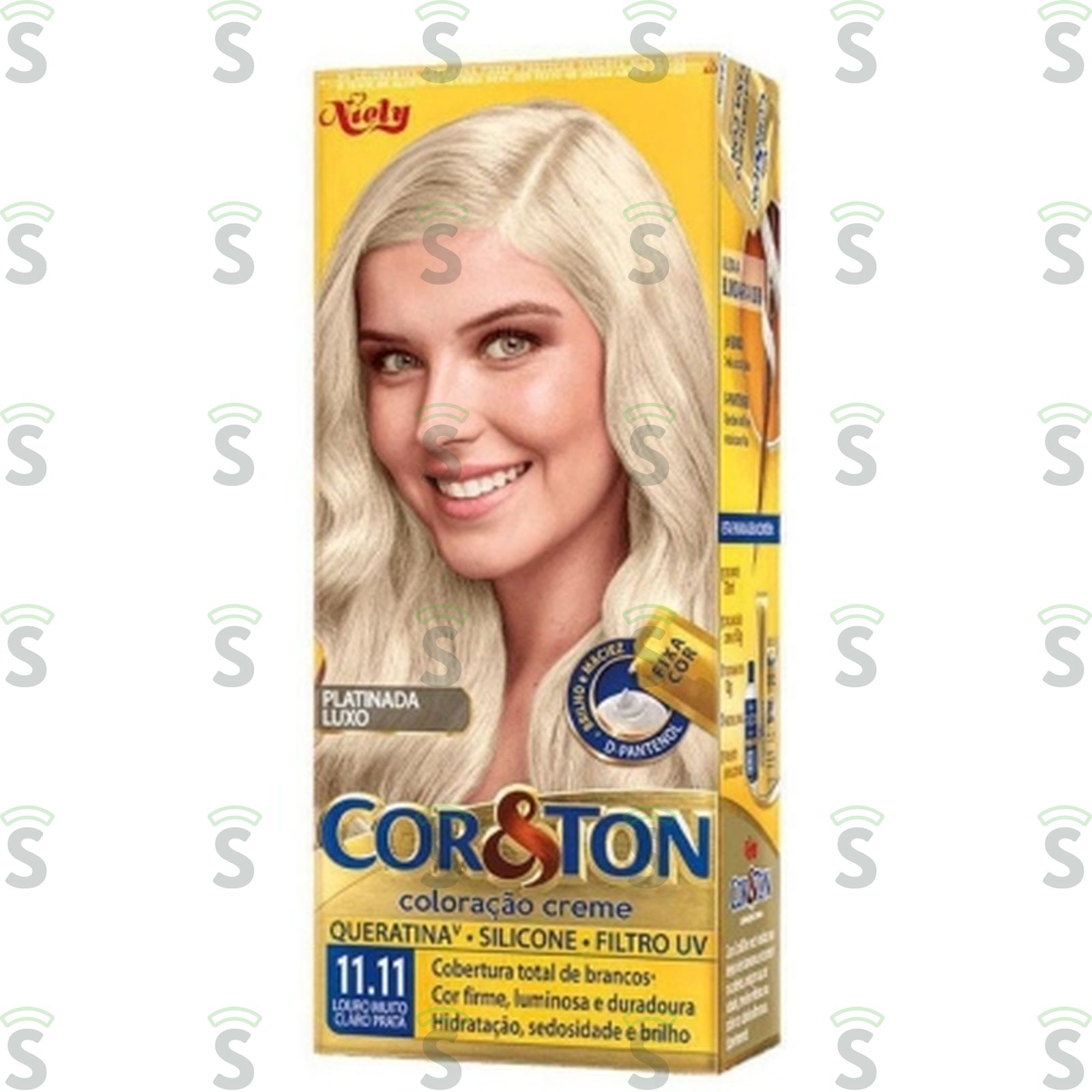 Tintura Para Cabelo Cor E Ton Louro Muito Claro Prata 11.11