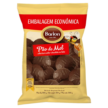 Pão de Mel Barion 300g - Chocolate ao Leite