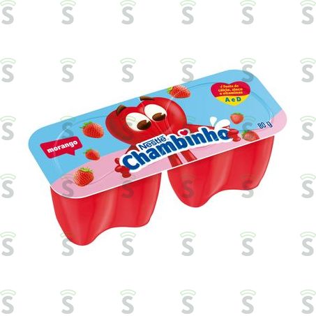  Petit Suisse Chambinho Morango Embalagem 80g