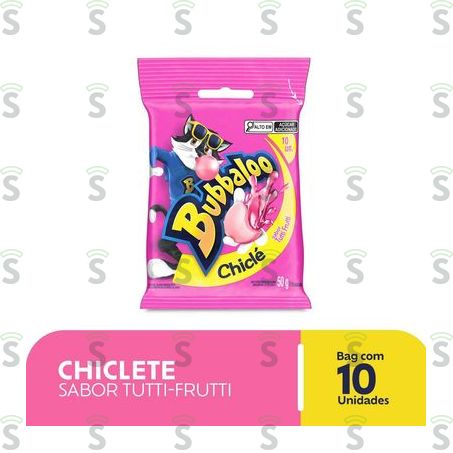  Goma de Mascar Bubbaloo Tutti Frutti 50g