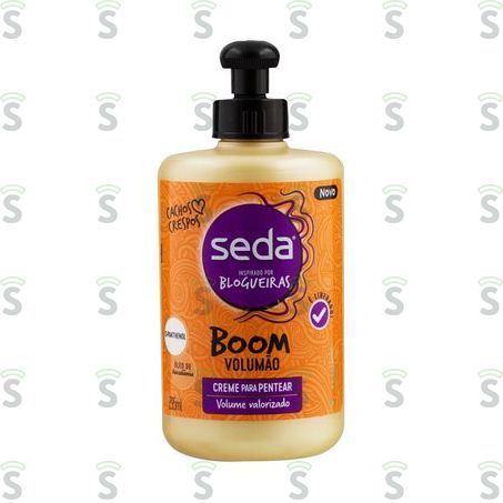  Creme Para Pentear Seda Boom Volumão 295ml