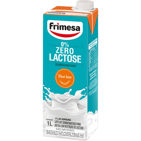 Leite Frimesa UHT 1 Litro - Zero Lactose - TP