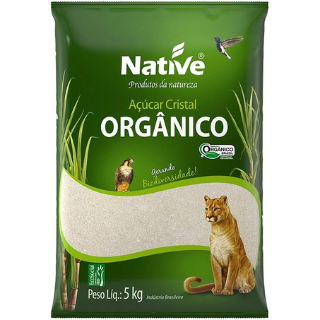 Açúcar Cristal Orgânico Native 5kg