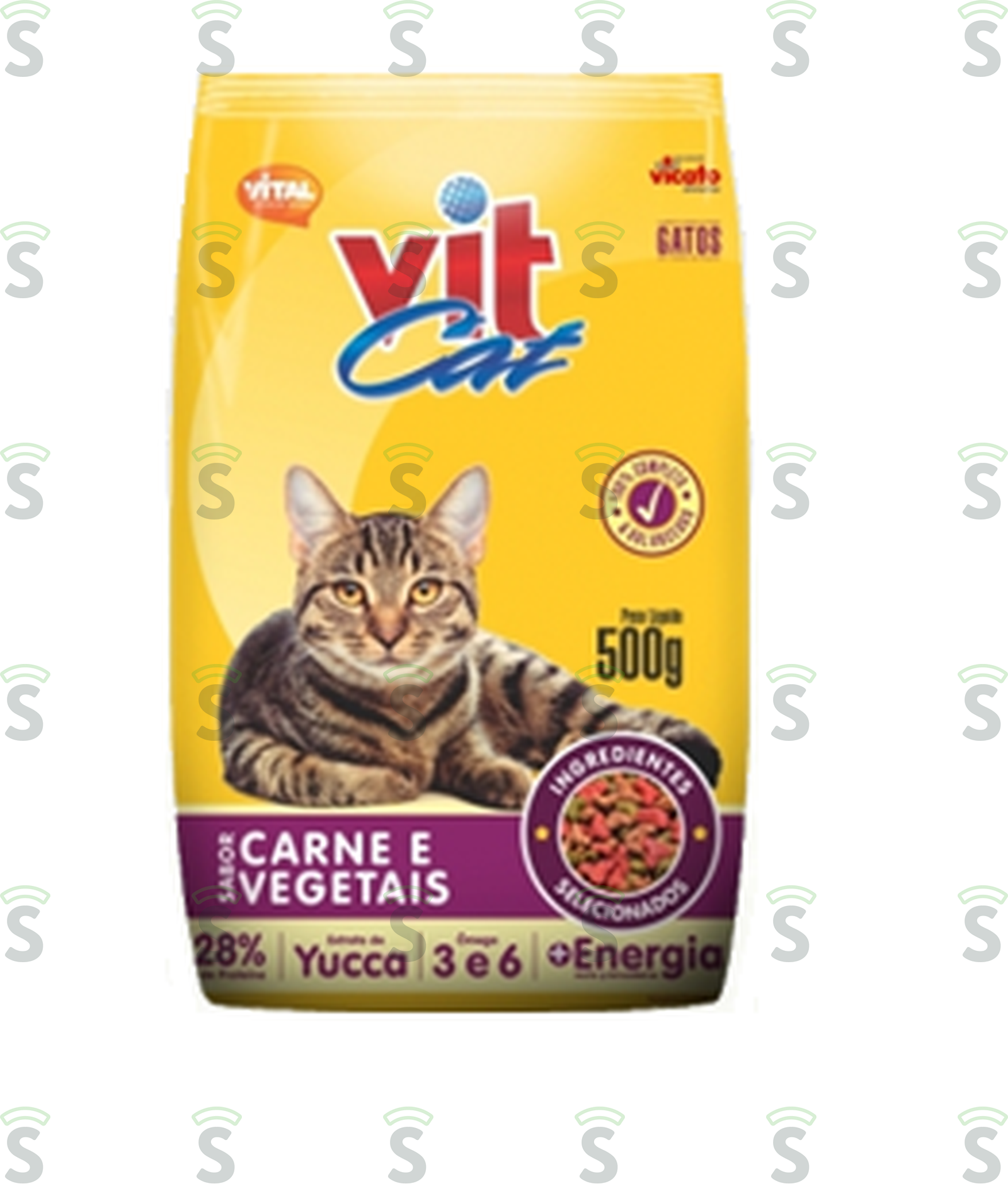 Vitcat-alimento 500g carne vegetais