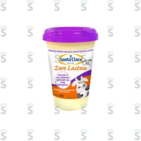  Requeijão Santa Clara Zero Lactose 180g