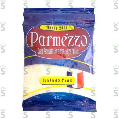  Queijo Ralado Parmézzo Embalagem 40g