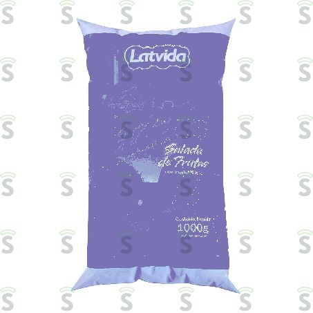  Bebida Láctea Latvida Salada de Fruta Saco 1lt