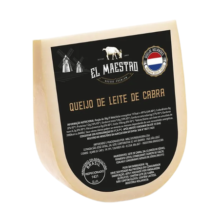 Queijo De Leite de Cabra fracionado El Maestro - aproximadamente 200g