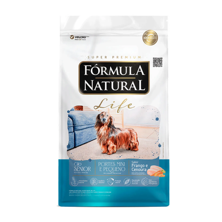 Ração Fórmula Natural Life Cães Sênior Mini e Pequeno 1kg