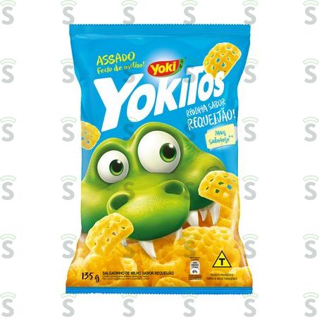  Salgadinho Yokitos Redinha Queijo Pacote 135g