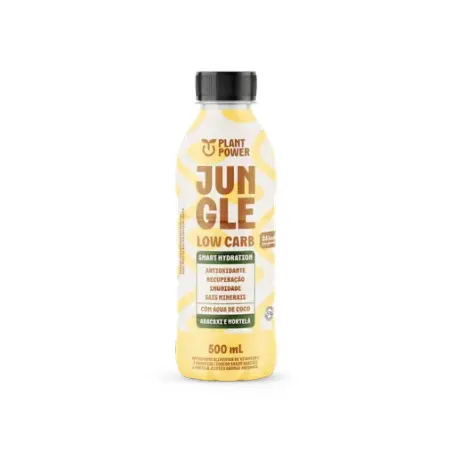 Plant Power Suplemento Alimentar Jungle Abacaxi e Horterlã Electrolytes Low Carb 500Ml