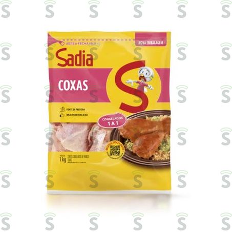  Coxa de Frango Sadia Congelada Zip Iqf Pacote 1kg