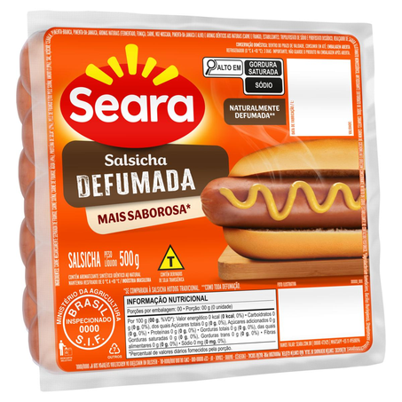 Salsicha Seara 500g - Defumada