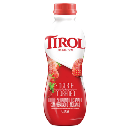 Iogurte Tirol 830g - Morango