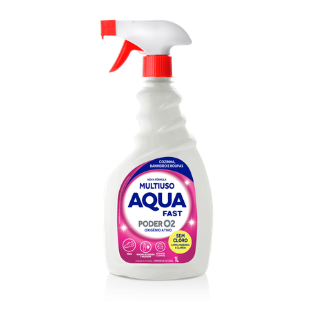 LIMPADOR AQUAFAST PODER O2 COZINHA/BANHEIRO PULVERIZADOR 1L