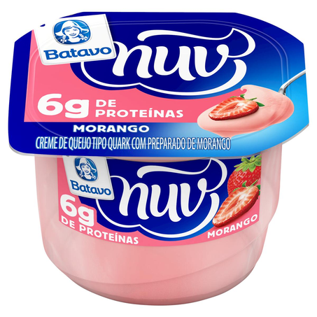 Sobremesa Nuv Batavo 100g - Quark - Morango