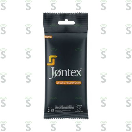  Preservativo Jontex Lubrificado Marathon Embalagem 6un