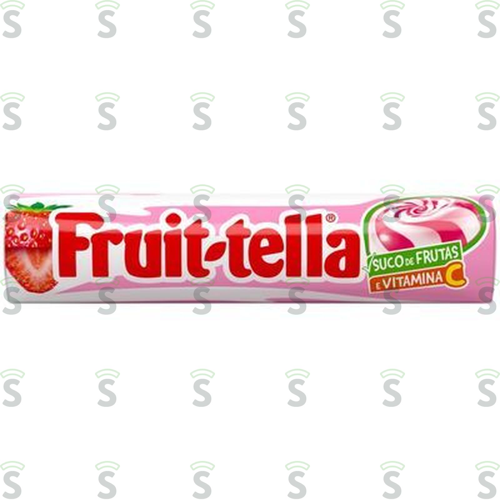 Bala Caramelo Fruittella Morango com Creme de Leite Embalagem 45G
