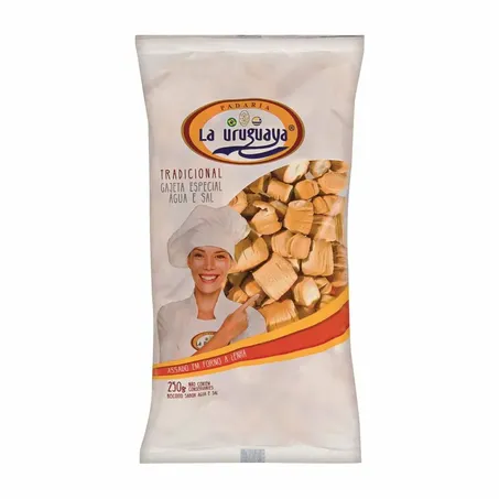 Gajeta la uruguaya especial agua e sal tradicional 250g