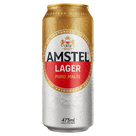 Cerveja Amstel 473ml - Lata