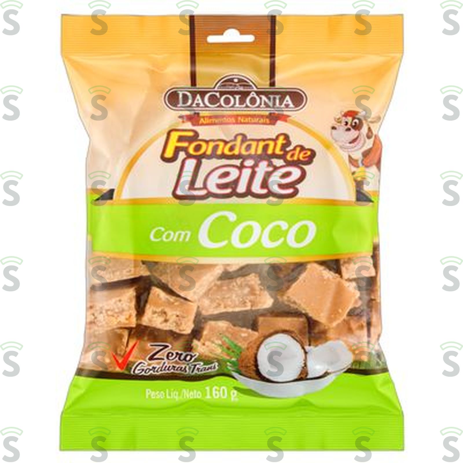 Dacolonia-fondant leite com coco 160g