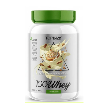 Suplemento Whey 100% Topway Torta De Limão 900g