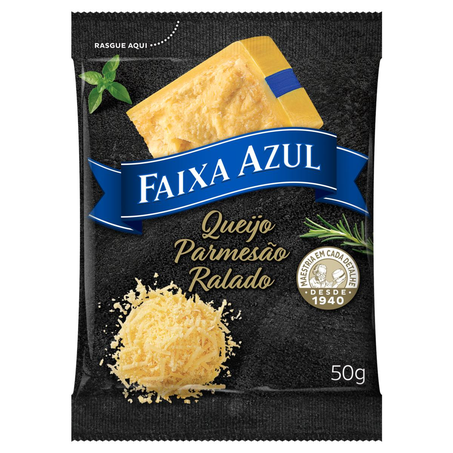 Queijo Parmesão Ralado Faixa Azul 50g