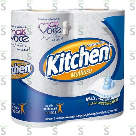  Kitchem-toalha Papel C/2
