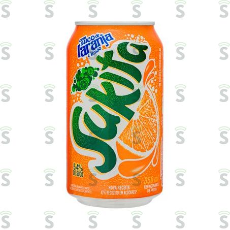  Refrigerante Sukita Sabor Laranja Lata 350ml