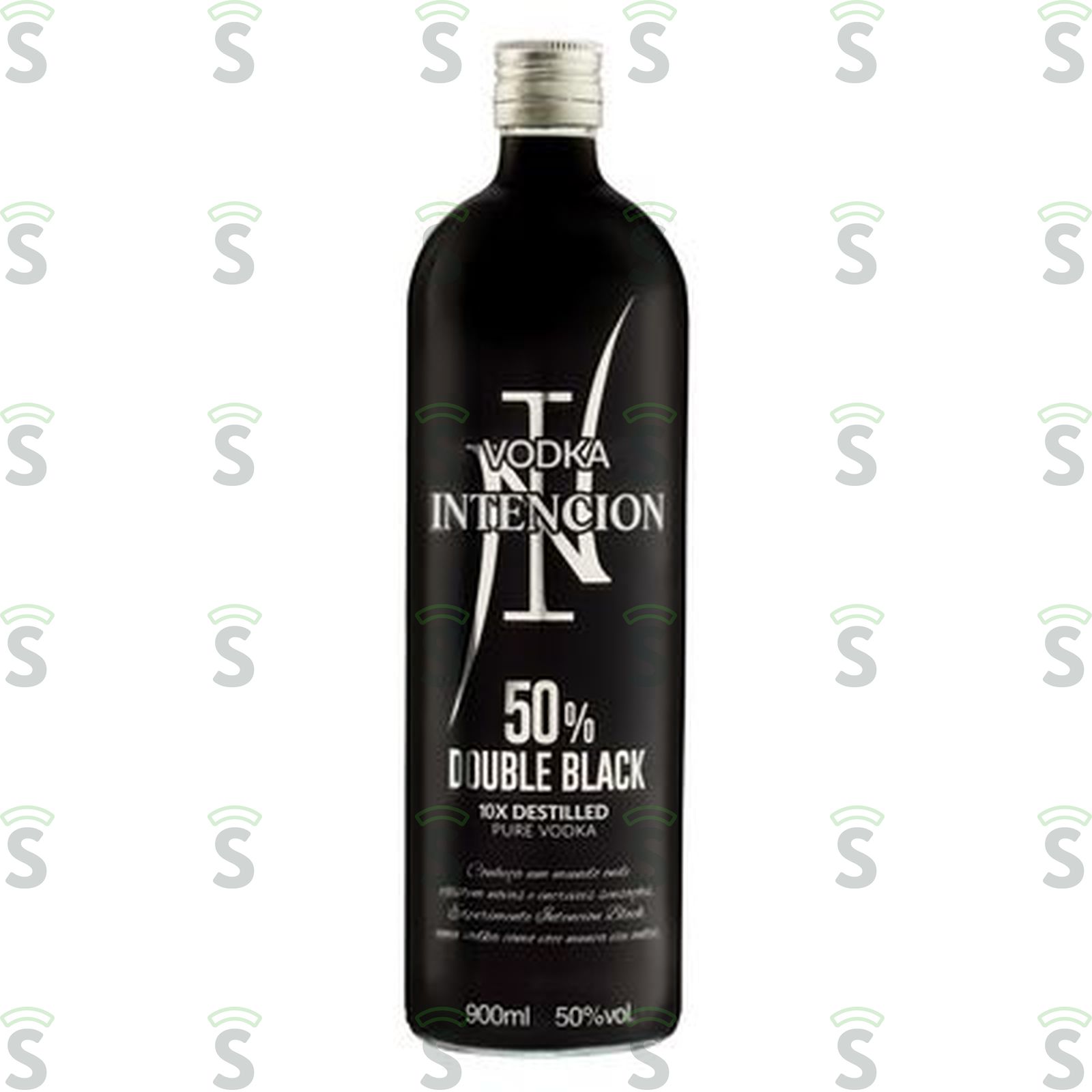 Vodka 10x Destilada Intencion Double Black Garrafa 900ml