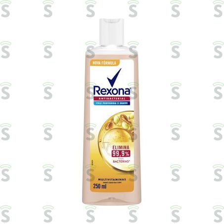  Sabonete Líquido Antibacterial Rexona Multivitaminas Frasco 250ml