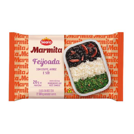 Marmita Seara Cong Feijoada C/Couve e Arroz 300g